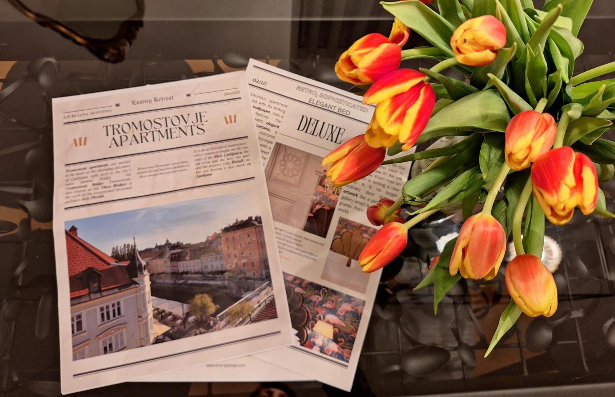 Tromostovje Apartments Ljubljana Bagian luar foto